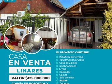 Venta / Casa / Linares