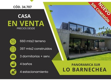 Venta / Casa / Lo Barnechea