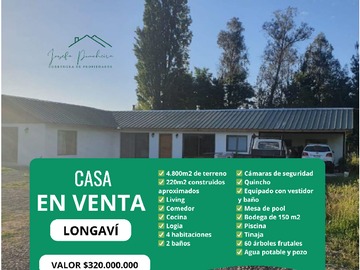 Venta / Casa / Longaví
