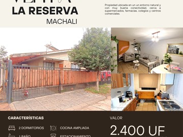 Venta / Casa / Machalí