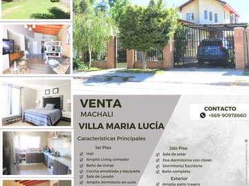 Venta / Casa / Machalí