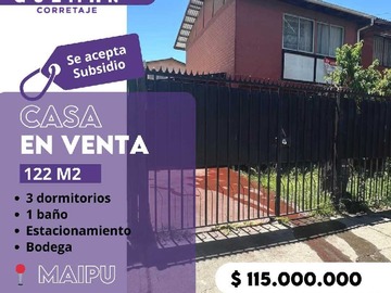 Venta / Casa / Maipú