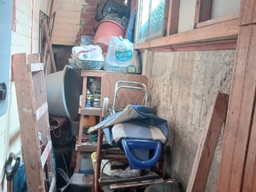 Espacio de bodega interior