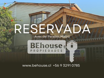 Venta / Casa / Maipú