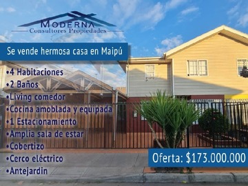 Venta / Casa / Maipú