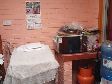 Logia iinterior: Espacio para lavadora y otros muebles