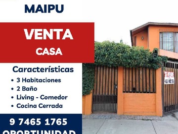 Venta / Casa / Maipú