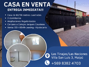Venta / Casa / Maipú