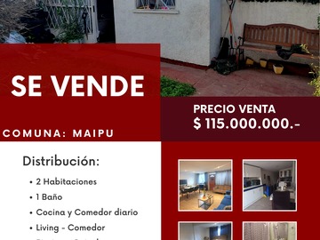 Venta / Casa / Maipú