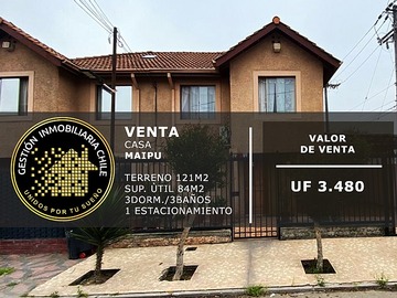 Venta / Casa / Maipú