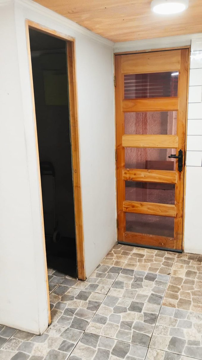 Bodega en cocina con desague para construir baño