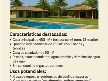 Venta / Casa / María Pinto