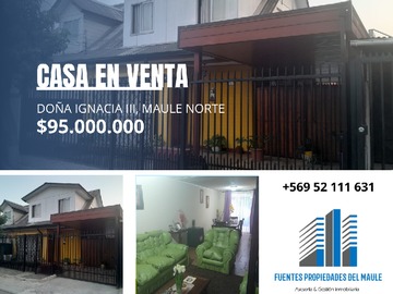 Venta / Casa / Maule