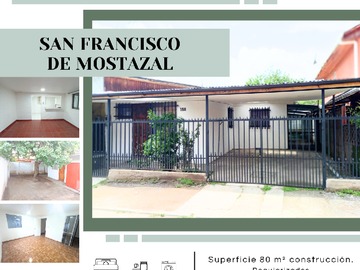 Venta / Casa / Mostazal