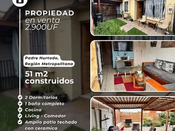 Venta / Casa / Padre Hurtado