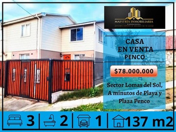 Venta / Casa / Penco