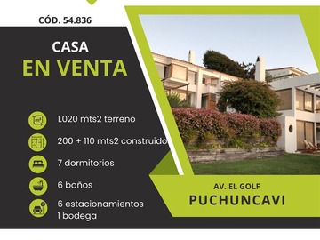 Venta / Casa / Puchuncaví