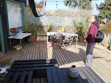 Amplia terraza