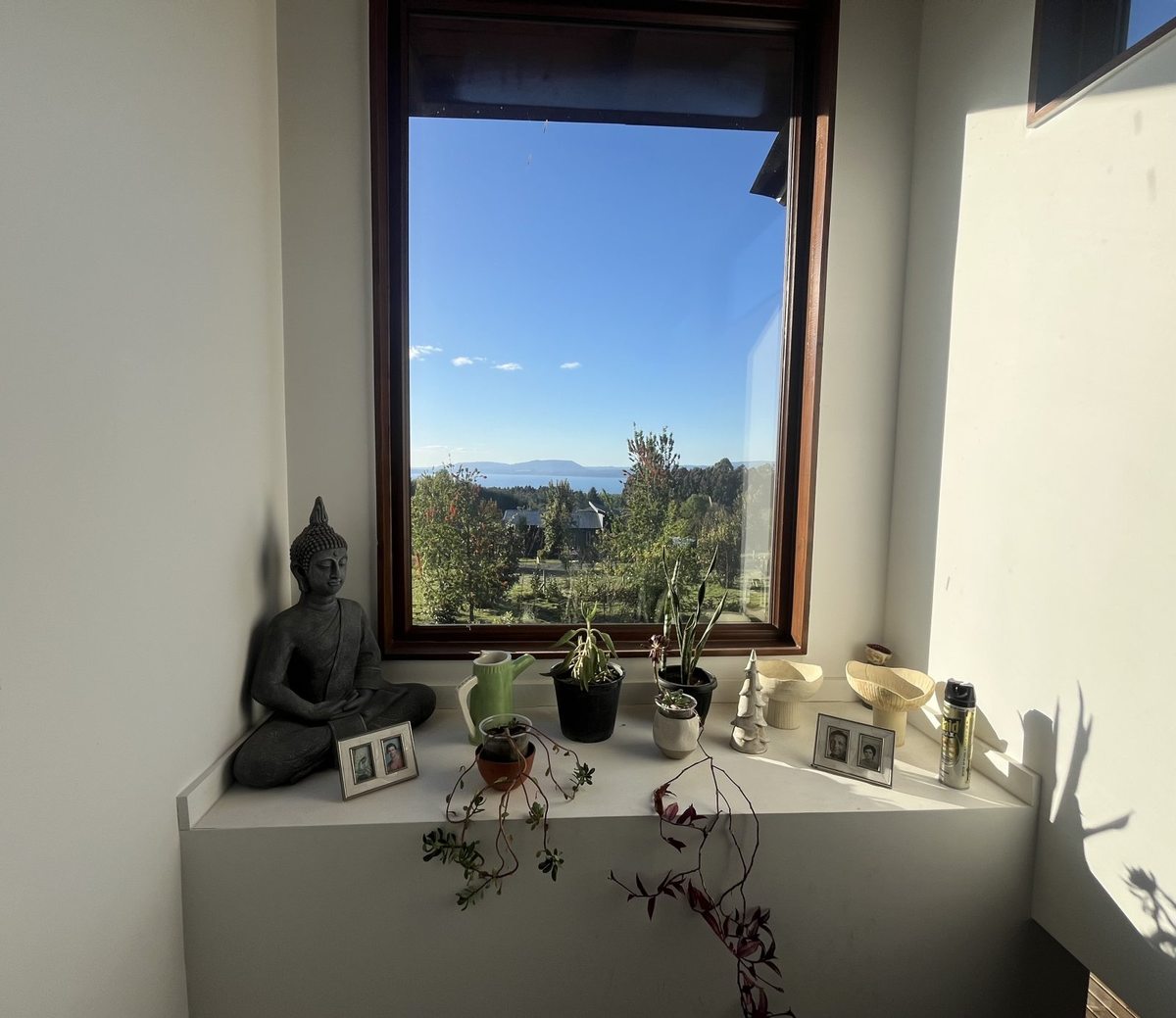 Ventana, escalera
