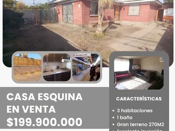 Venta / Casa / Puente Alto