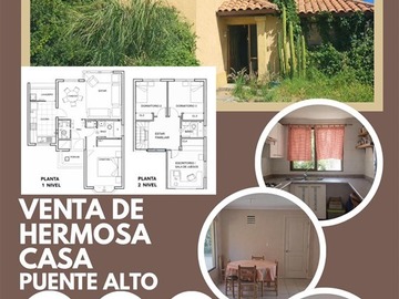 Venta / Casa / Puente Alto