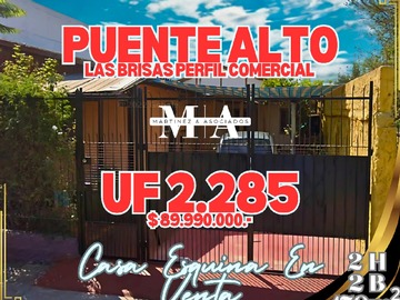 Venta / Casa / Puente Alto