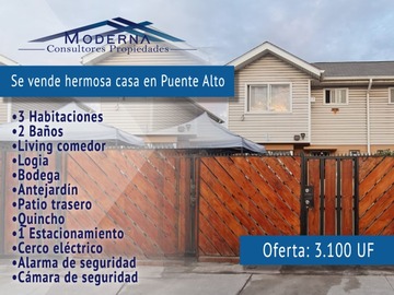 Venta / Casa / Puente Alto