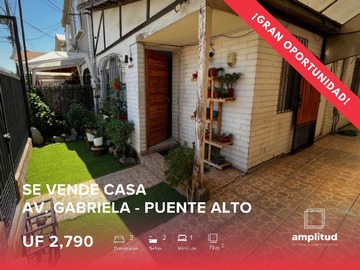Venta / Casa / Puente Alto