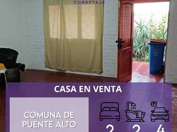Venta / Casa / Puente Alto