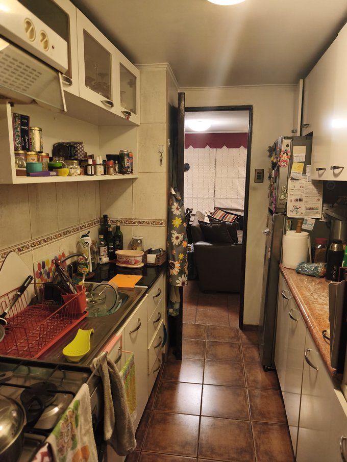 Vista cocina desde Logia
