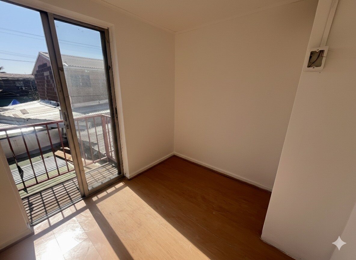 Dormitorio balcón