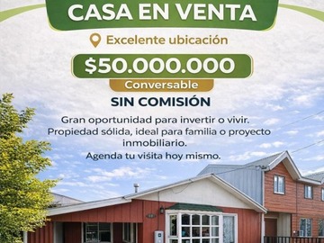 Venta / Casa / Puerto Montt