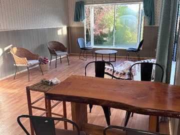 Living comedor cabaña