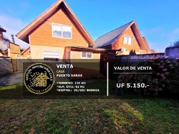 Venta / Casa / Puerto Varas