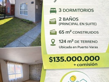 Venta / Casa / Puerto Varas