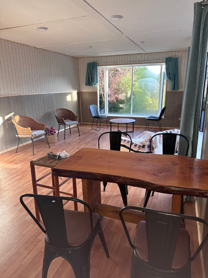 Living comedor cabaña