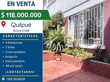 Venta / Casa / Quilpué