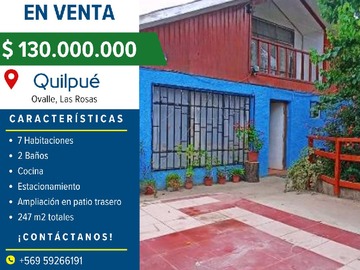 Venta / Casa / Quilpué