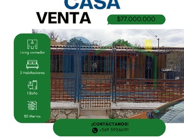 Venta / Casa / Quilpué
