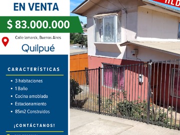 Venta / Casa / Quilpué