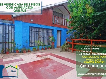 Venta / Casa / Quilpué