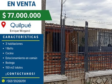 Venta / Casa / Quilpué