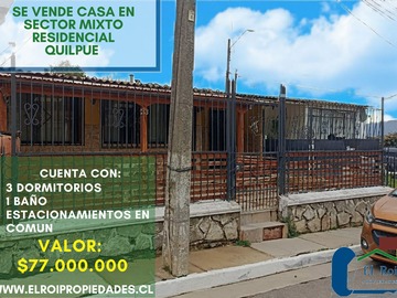 Venta / Casa / Quilpué