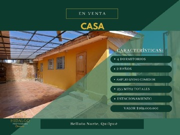 Venta / Casa / Quilpué