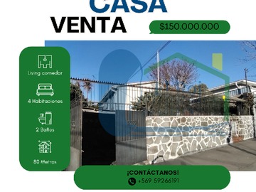 Venta / Casa / Quilpué