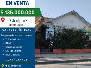 Venta / Casa / Quilpué