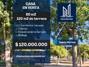 Venta / Casa / Quinta Normal