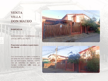 Venta / Casa / Rancagua