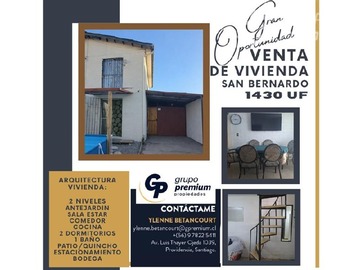 Venta / Casa / San Bernardo