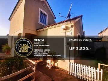 Venta / Casa / San Bernardo